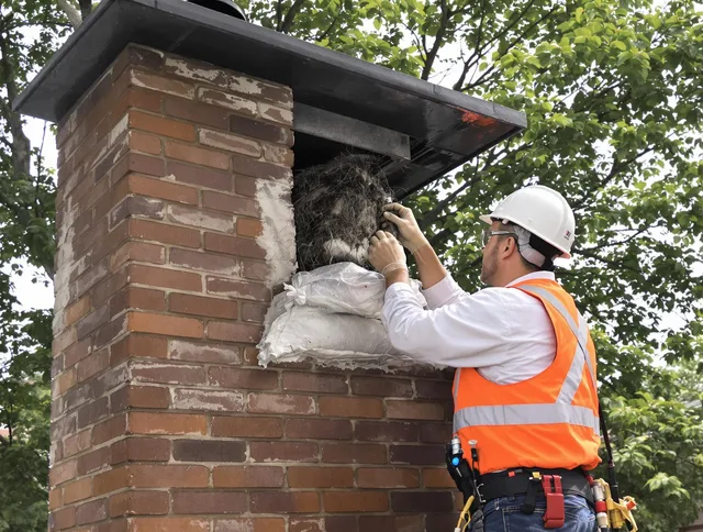 Humane removal of debris and animals by Lynnfield Chimney Sweep in Lynnfield, MA