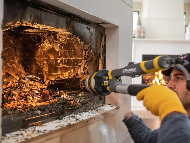 Professional chimney cleaning by Lynnfield Chimney Sweep in Lynnfield, MA