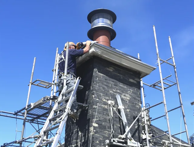 Sturdy chimney crown finished by Lynnfield Chimney Sweep in Lynnfield, MA