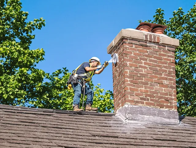 Lynnfield Chimney Sweep performing an inspection with advanced tools in Lynnfield, MA