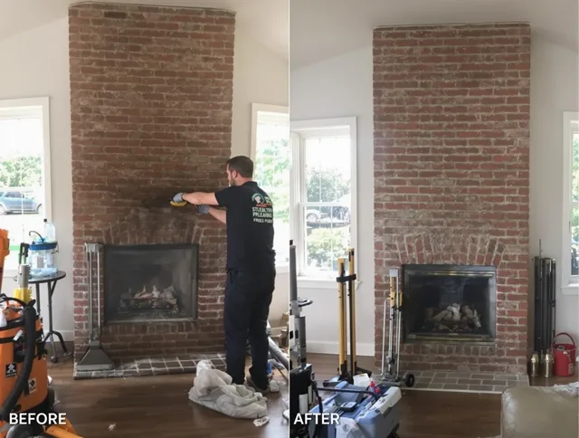 Finished chimney sweeping service by Lynnfield Chimney Sweep in Lynnfield, MA