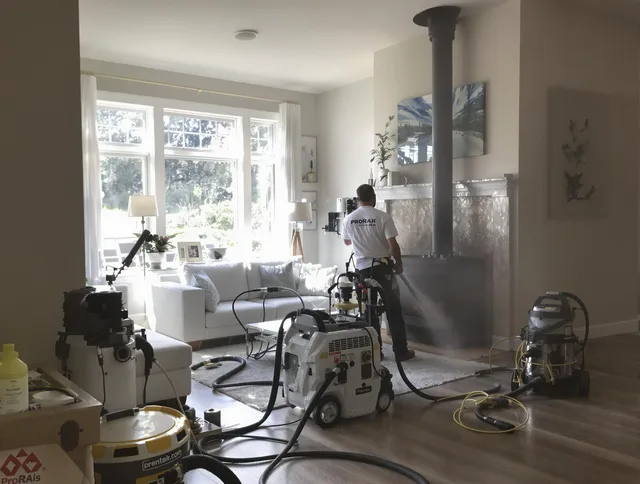 Soot removal service by Lynnfield Chimney Sweep for a fireplace in Lynnfield, MA