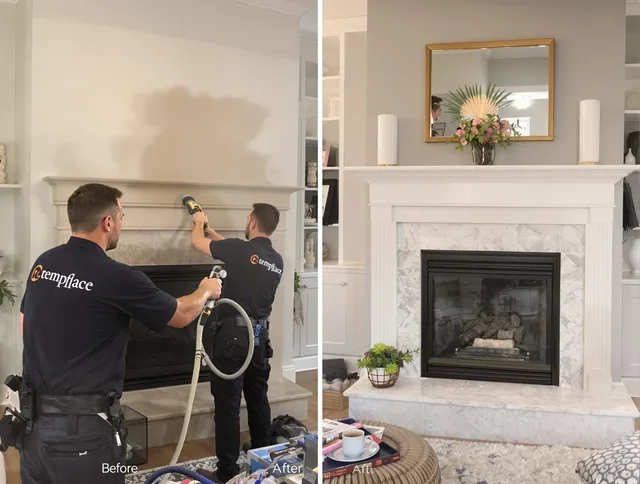 Professional soot removal by Lynnfield Chimney Sweep team in Lynnfield, MA